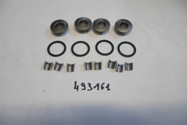 4 Scodellini - 4 rondelle rasamento - 8 fermi   Piaggio  493161  Kit